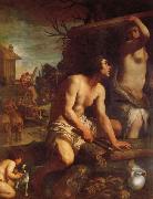 Guido Reni The Building of Noah's Ark oil painting picture wholesale